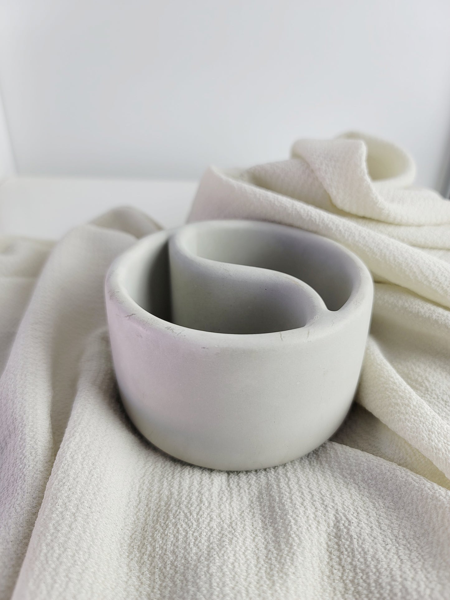 5 sealed Concrete Vessels | uncoloured | YinYang 7oz