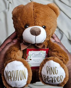Ring Bearer Custom Teddy Bear (25cm)