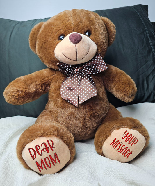 MOTHERS DAY Custom Teddy Bear (12 Inches)