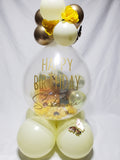 Birthday Balloon Gift (with faux flowers & butterflies)