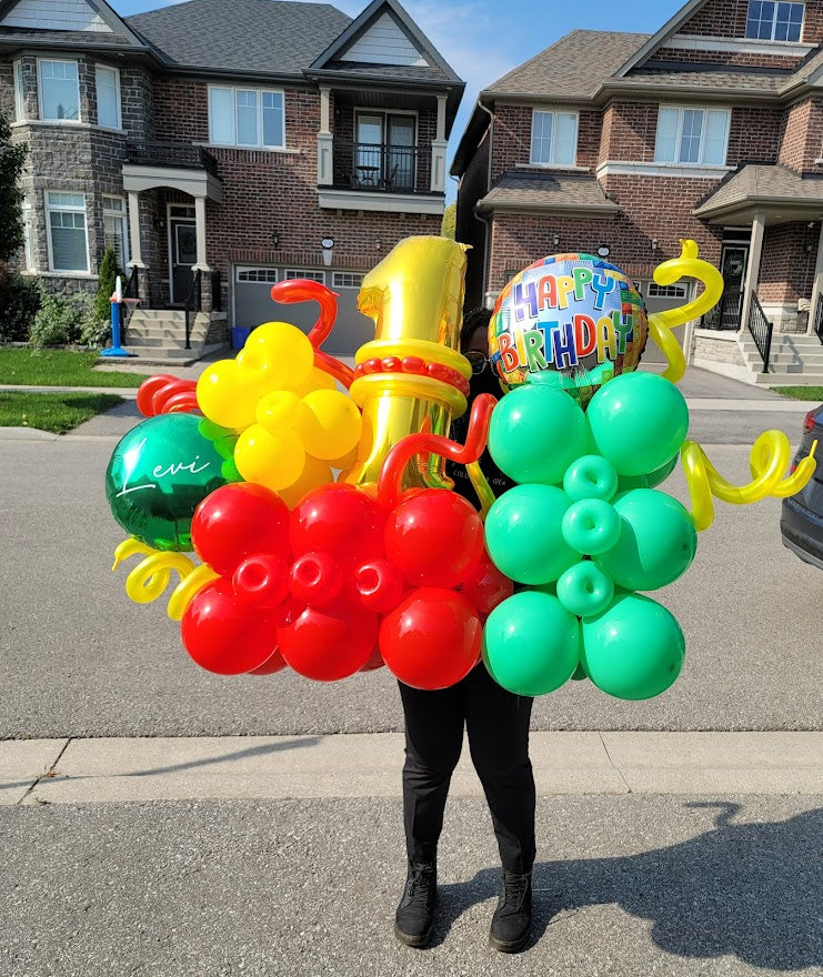 Building Blocks Balloon Bouquet (Birthday)