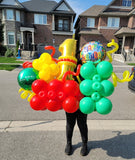 Building Blocks Balloon Bouquet (Birthday)