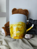 Custom Bear & Art Mug12oz set