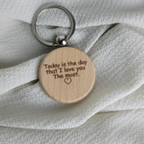 Engraved Wooden Keychains (Custom)