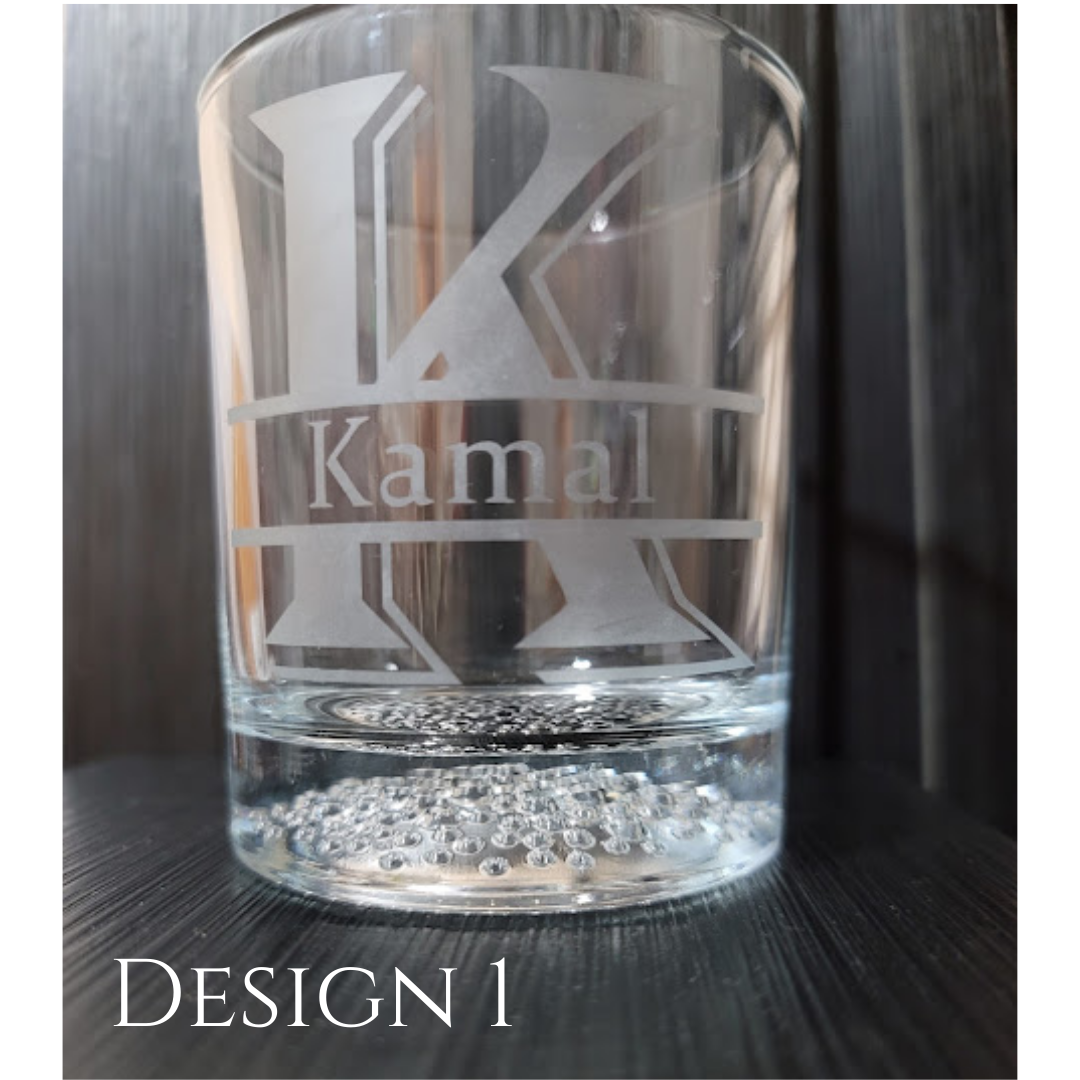 Etched glass (2 design options)