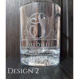 Etched glass (2 design options)